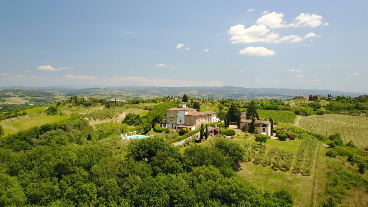 Castello Di Fulignano Soarzio Panoramic Apartment San Gimignano Bagian luar foto